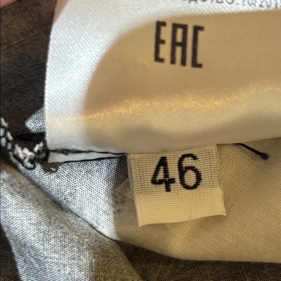 Liviana Conti lightweight striped cotton elastic waist pants size US8 (46) - Picture 9 of 12